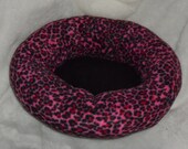 Passionate in Pink Leopard  - Cat or Small Dog Bed