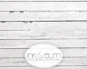 Vinyl Photography Backdrop 5ft x 5ft, Photo Backdrop / Floordrop, Vintage White Wood Planks, White Wood Floor Backdrop, "A Life Well Lived"