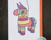 Piñata - Birthday Card