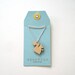 Wood Squirrel Pendant