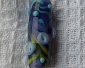 SALE    Handmade Focal Bead, Swirls