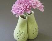 Adorable Budding Vase Pair - Unique wedding, engagement or anniversary gift