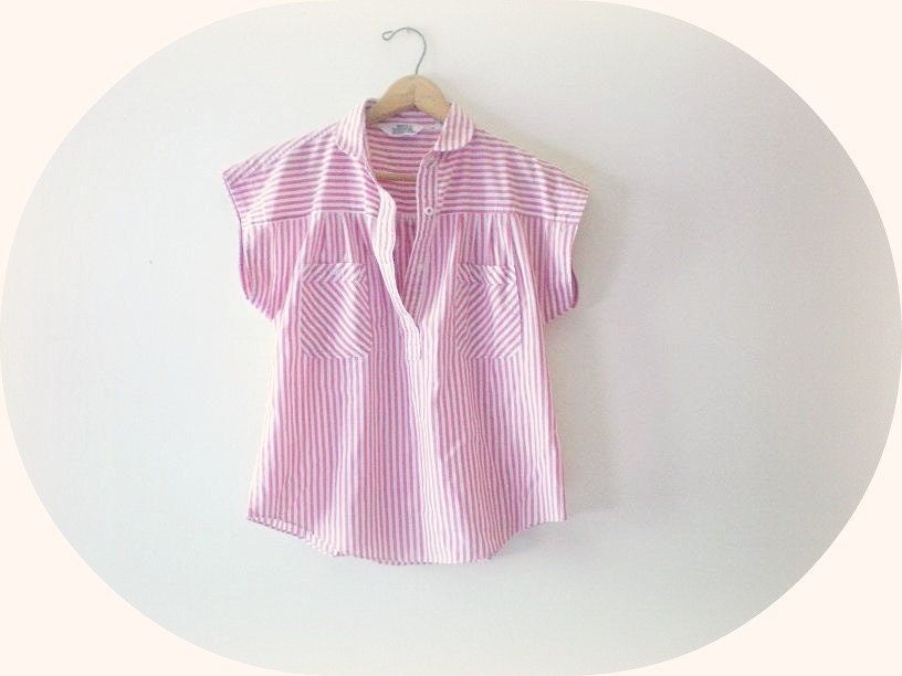 Vintage Striped Summer Day Top