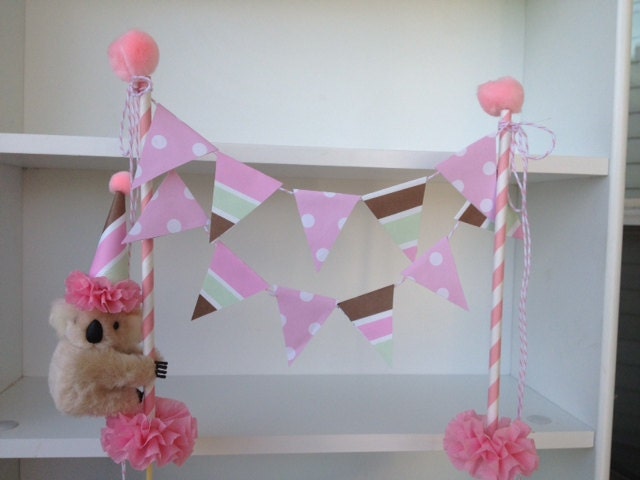 Koala Bear Cake Bunting for Birthday Party Il_170x135