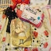 Alice Tea Party Apron Knot Dress with Lace Key & Drink Me Bottle  CHOOSE 6M - 6 years