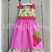 Custom Boutique Clothing Strawberry Shortcake Birthday Girl 1 Piece Jumper Dress