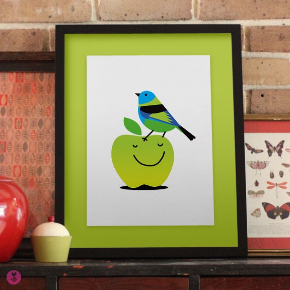 green-headed tanager limited edition print