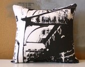 Chicago Pillow - Urban Throw Style no15 - 16 x 16