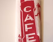Los Angeles Cafe - Kitchen Towel - Modern Design