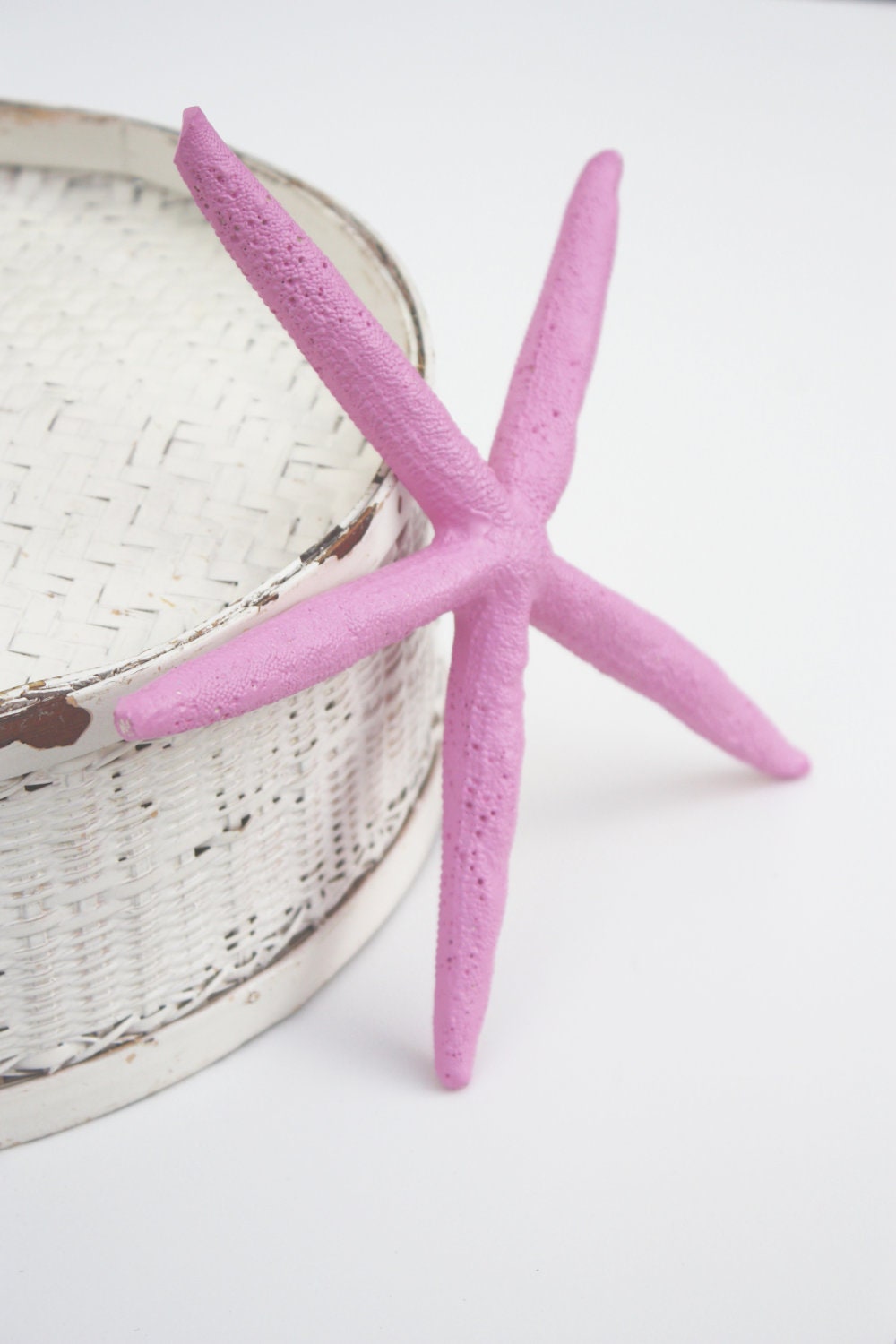 Shabby Cottage Beach Chic Pink Starfish