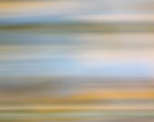 50% OFF SALE- Colorful Photograph, Nature, Abstract Landscape Photography, Blue, Orange, Green, Grey, Yellow - 5x5 inch Print -Drift