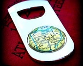 Ohio Bottle Opener - Vintage Map - Great Groomsmen Gift