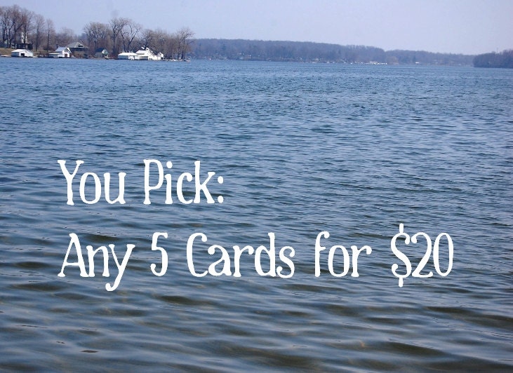 Folk Art Animal Card Set - You Pick - Any 5 3crows Sara Pulver Cards for 20 Bucks Valentines Day, Mother's Day, Father's Day