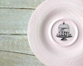 Antique Bird Cage // Fly Sign // Word Sign // Soft Pink Shabby Chic // Vintage Nursery Wall Decor // Paris Apartment // Birdcage