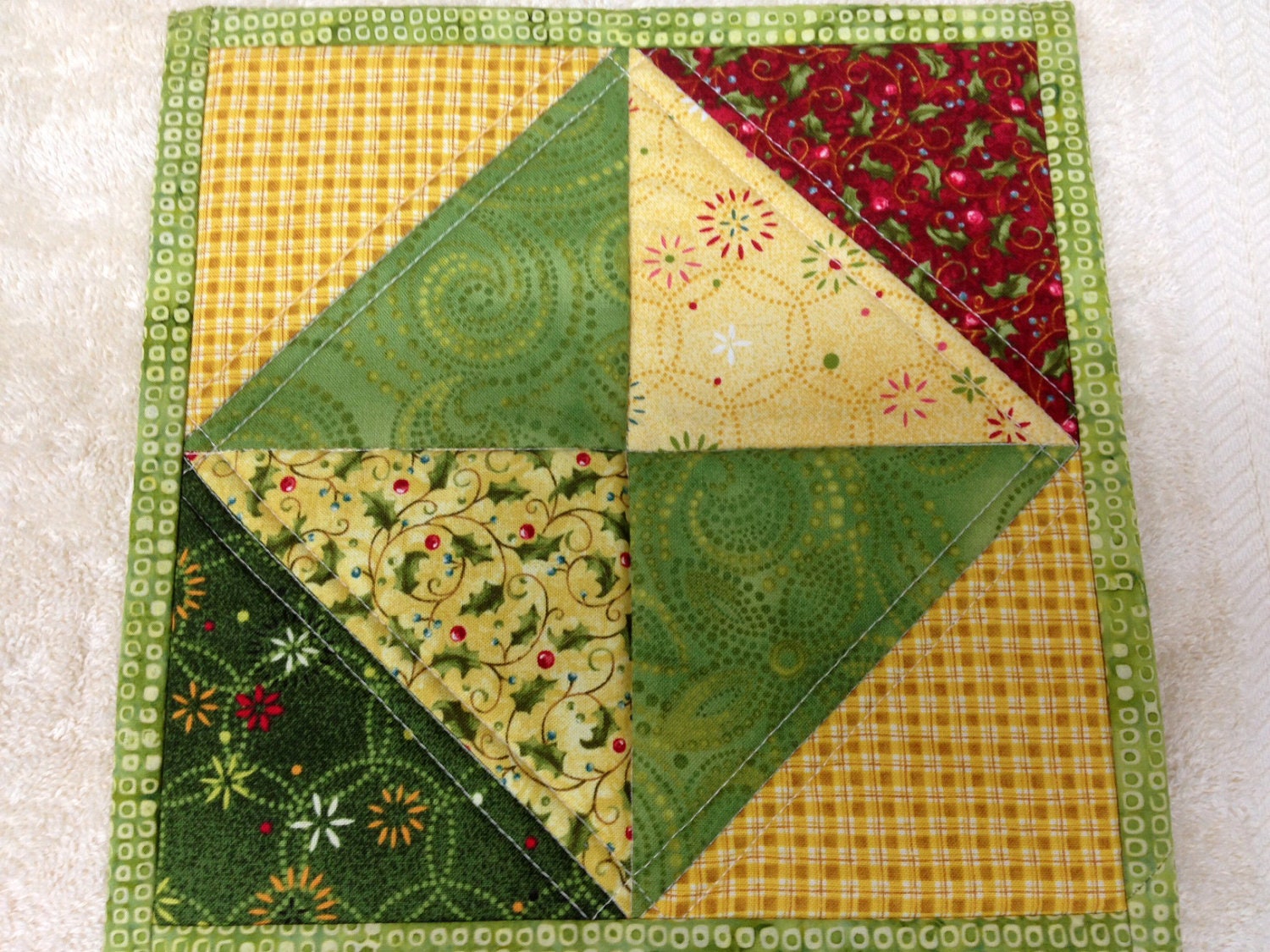 Holiday Mug Rug