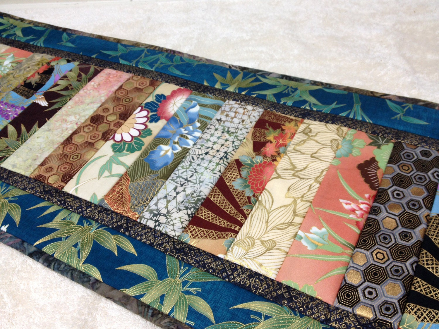 Unique and  Elegant Quilted Table Runner