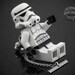 Star Wars Storm Trooper Tie Tack :) made with LEGO bricks