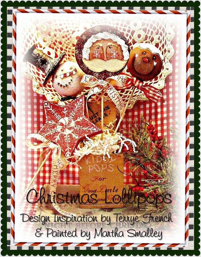 E Pattern - Painting With Friends:  Christmas Lollipops