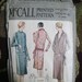 Vintage Sewing Pattern 1928 Frock Dress McCall Printed Pattern 5456 Roaring 20s Size 40 Bust 40