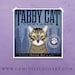 Tabby Cat Wine Company graphic artwork giclee archival signed artist's print 12 x 12