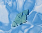 amazonite triangle beads