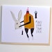 Make Your Own Luck- Art Greeting Card