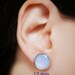 Galaxy Stud Earrings - Purple Blue Galaxy Earrings - Galaxy Jewelry - Nebula Post Earrings - Space Jewelry