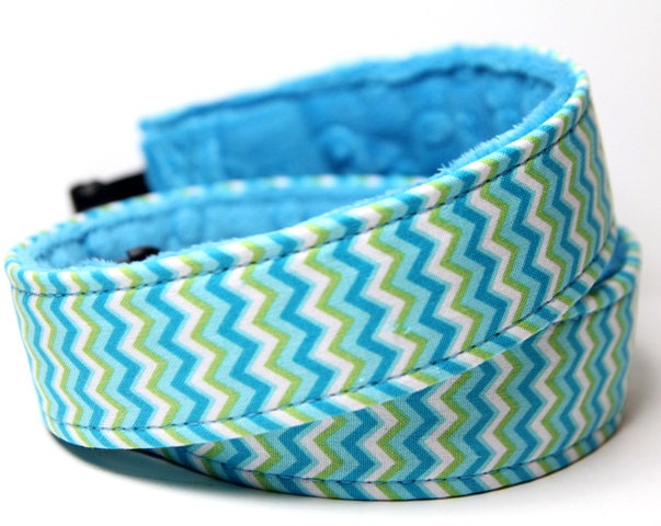 Chevron Camera Strap - Beachy Chevron Strap - DSLR Camera Strap - Custom Camera Strap - Beachy Chevy