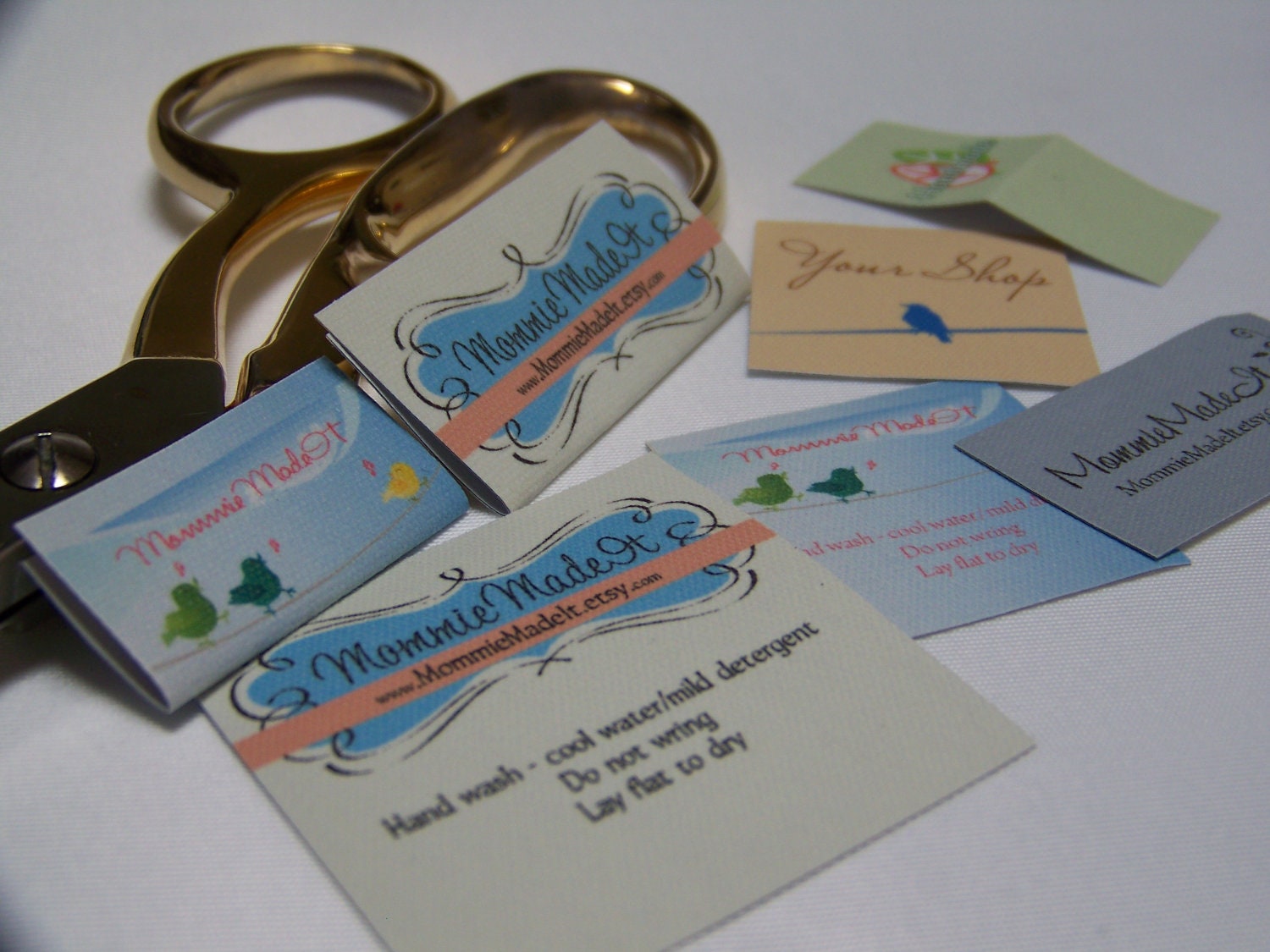 200 Custom Sew-On Fabric Labels - LOTS of Designs to Choose From - Free Customization and Proof