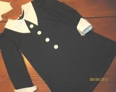 Black and White Dress Pointed collar and cuffs costume ... children clothing