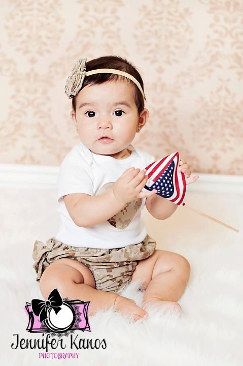 Diaper Cover, Ruffle Bloomers, Marine, Military, Hunter, Camo, Children Clothing, sizes 3T 4T, Cyber Monday Sale