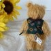 Artist Miniature OOAK Teddy Bear, 5" Sonny, by Custom Teddys