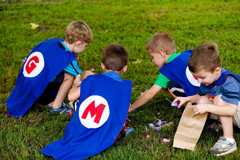 Superhero Cape: 100 percent cotton, lined, personalized and customizable
