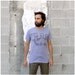 SALE - Mens tshirt - The Deserter, by Blackbirdtees - gray short sleeve - S/M/XL