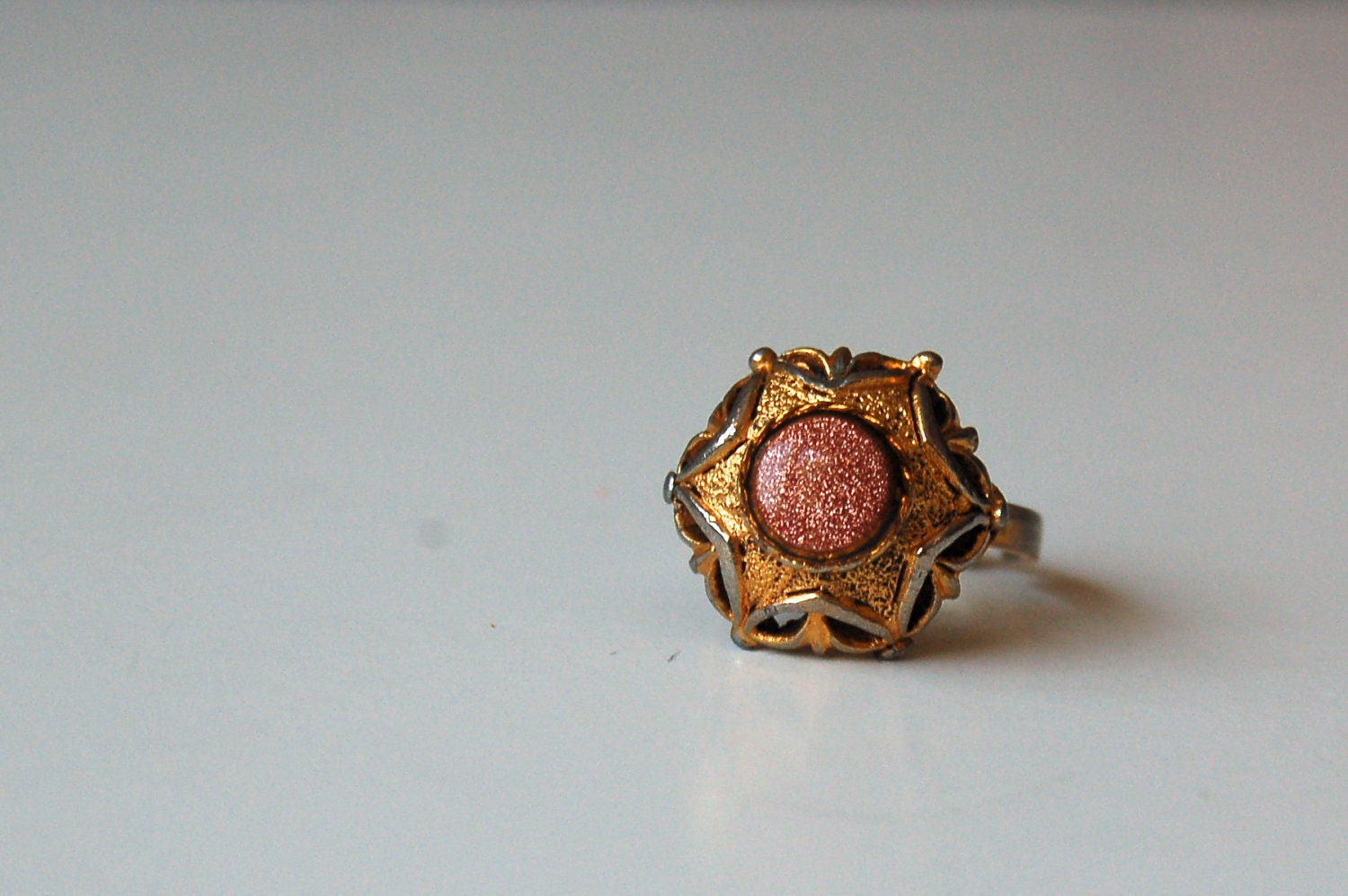 vintage UNCAS manufacturing co RING 10k gold filled.