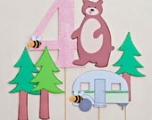 The Great CAMPOUT Collection - Custom Cake Topper Set from Mary Had a Little Party