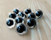 24mm Animal Eyes Clear - 5 pairs Craft Safety Eyes - Paintable