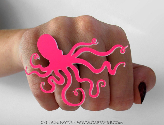 An Octopus Love Affair Ring (C.A.B. Fayre Original Design)