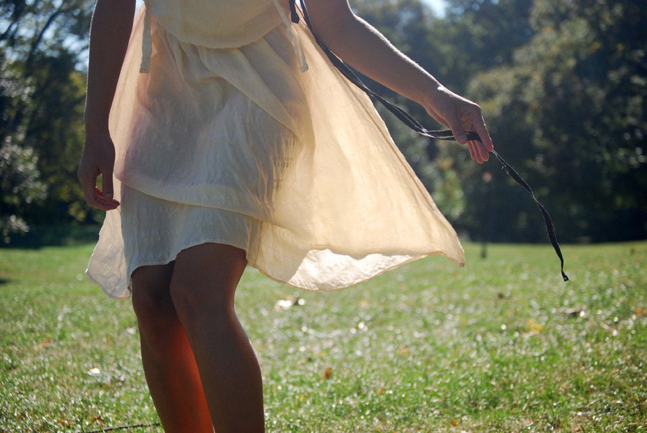Ellefolk Buttercream Ivory Elixir Slip Dress Made to Order