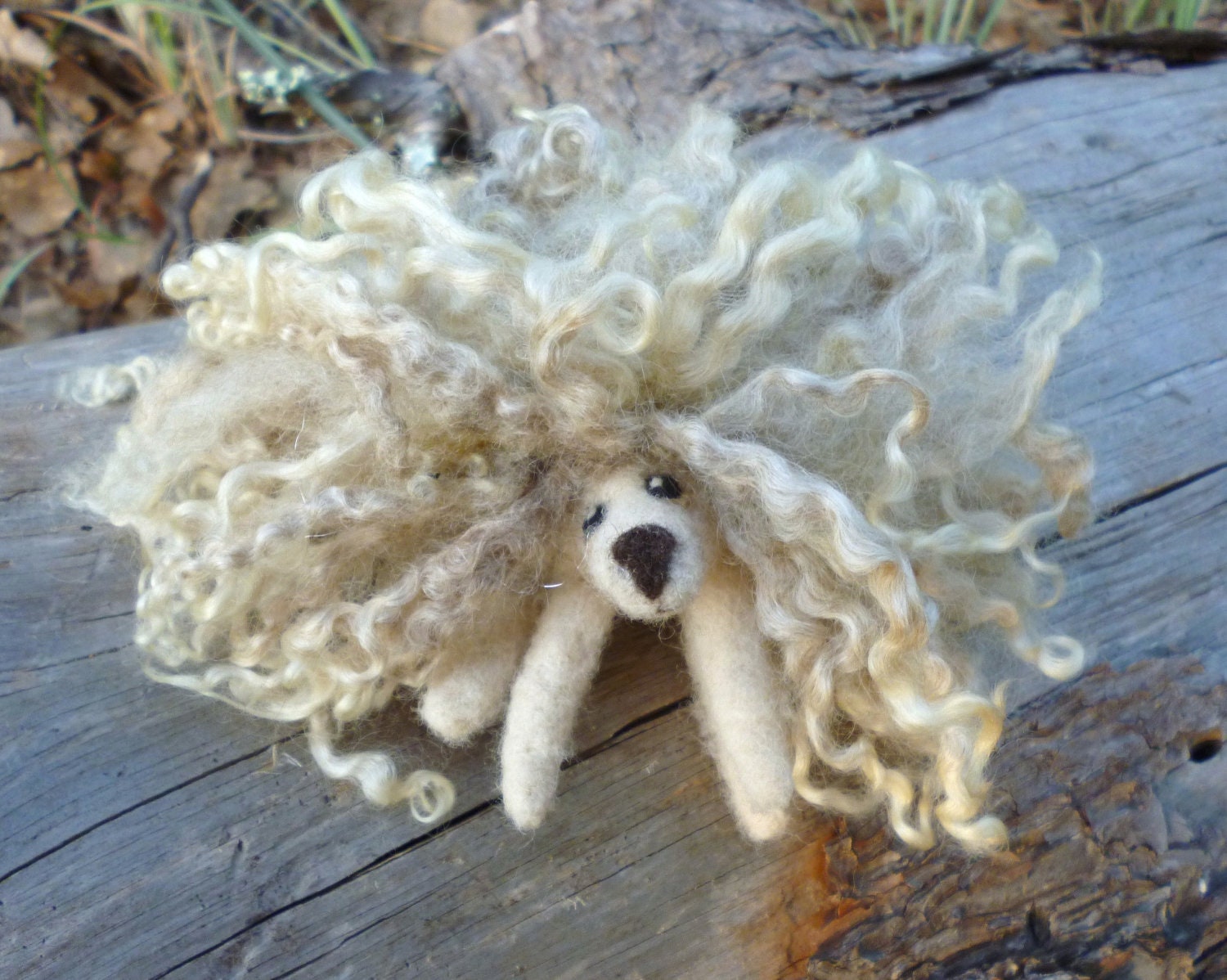Needle Felted Hedgehog Creation: "Hera"
