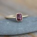Pink Spinel and Recycled Yellow Gold, Size 8.5 Ready to Ship