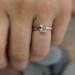 Aquamarine Cushion Gemstone OCEAN Blue in Recycled 14k Rose Gold, Custom Made Engagement or Right Hand Ring