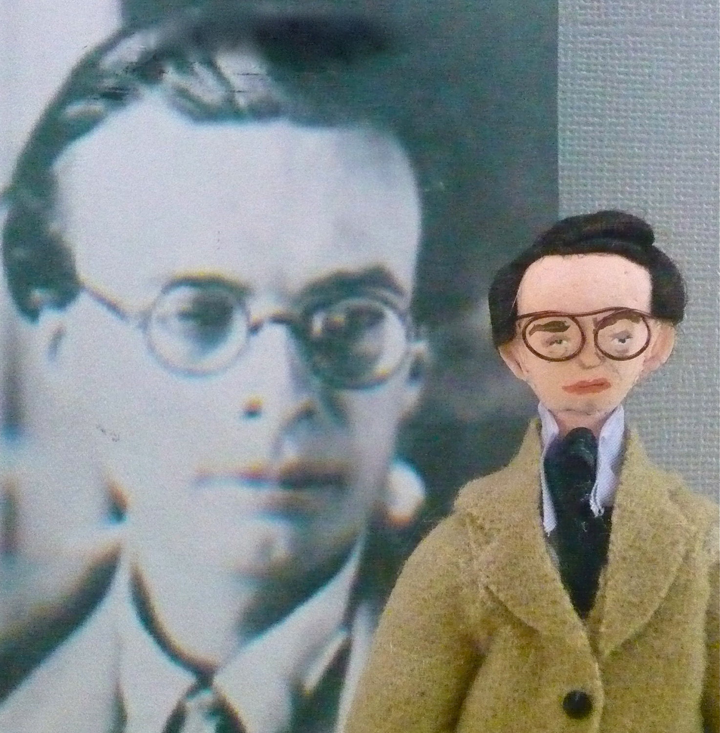 Aldous Huxley Doll Art Miniature
