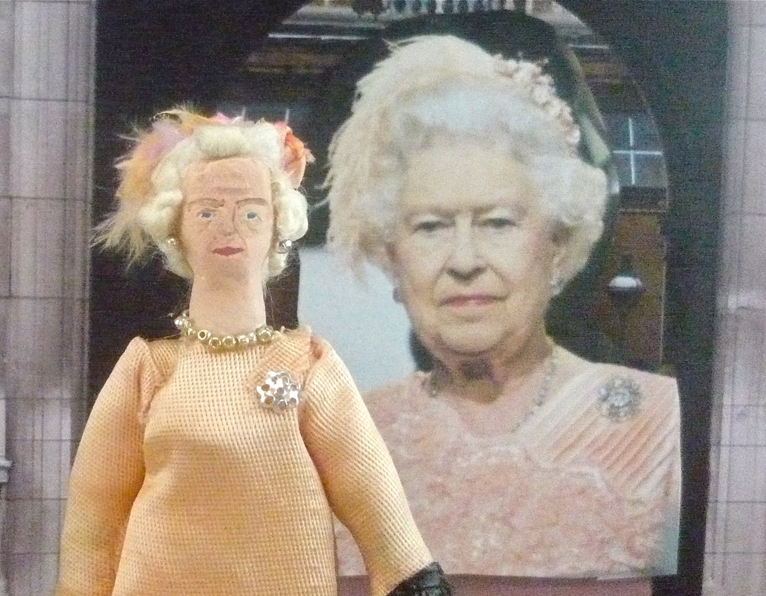 Queen Elizabeth II Doll Miniature Royals of England Collectible Art