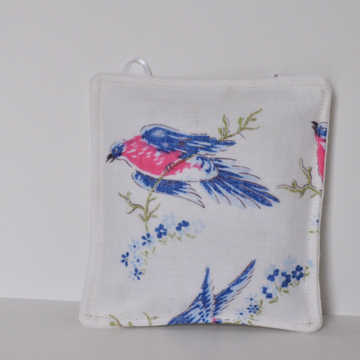 Square Lavender Sachet from Vintage Handkerchief