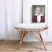 Vintage Bamboo Ottoman / Bench, Stool, Rattan