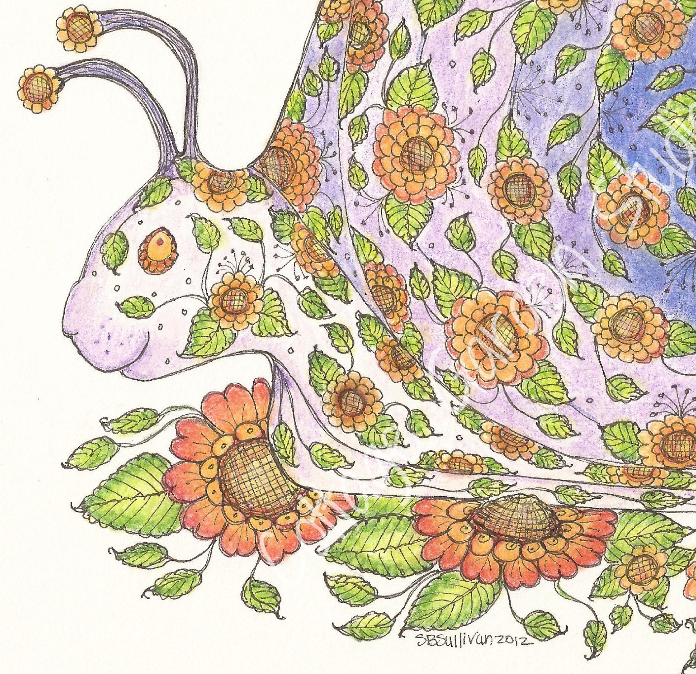 Snail Art, Henna Design, Children's Decor, Nursery Decor