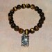 Lucky Cat (Maneki Neko) Tiger Eye "Wisdom" Bracelet