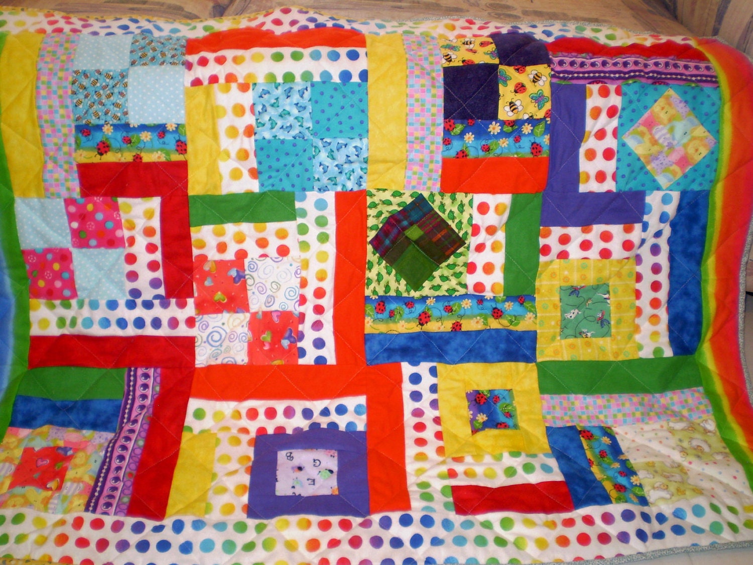 SALE-Quilt-Flannel Baby/lap-Flannel Hijinx