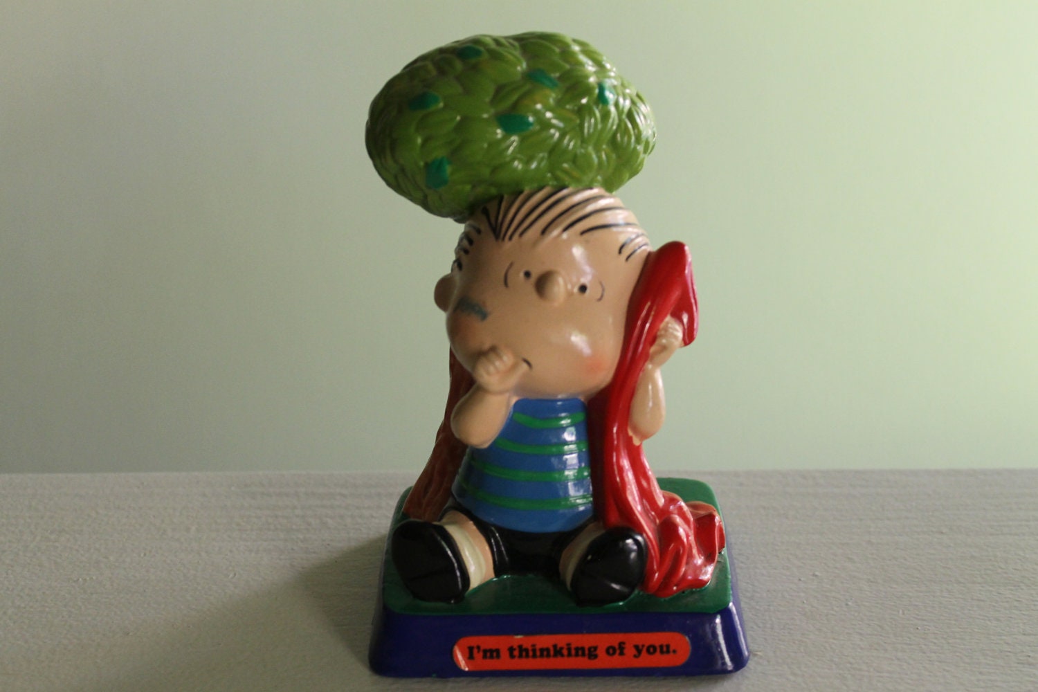 Vintage Peanuts Linus Figurescene